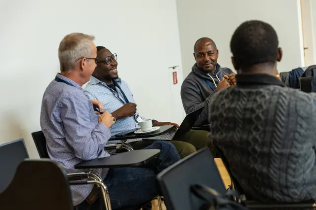 Workshop participants during Day 2 of Digital Humanities and AI in African Studies