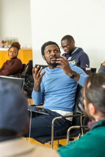 Workshop participants during Day 3 of Digital Humanities and AI in African Studies