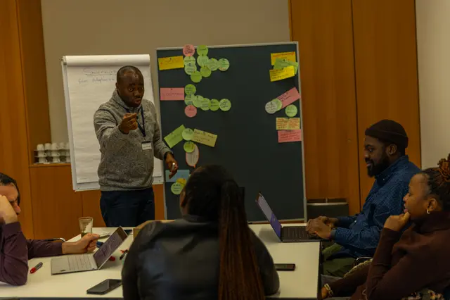 Workshop participants during Day 3 of Digital Humanities and AI in African Studies