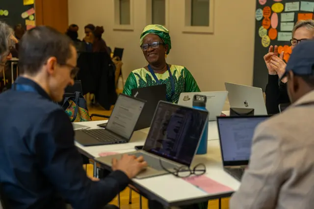 Workshop participants during Day 3 of Digital Humanities and AI in African Studies