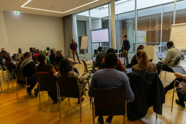 Workshop participants during Day 3 of Digital Humanities and AI in African Studies